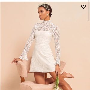 Reformation Carraway Ivory Dress
